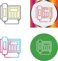 Telephone Icon Design vector