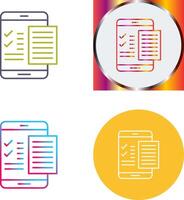 Check List Icon Design vector