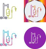 Intravenous Icon Design vector