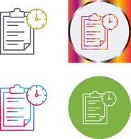 Task Management Icon Design vector