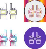 Walkie Talkie Icon Design vector