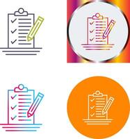 Check List Icon Design vector