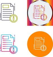 Document Icon Design vector