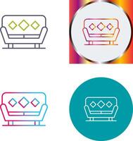 Sofa Icon Design vector