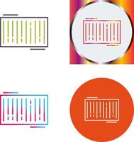 Barcode Icon Design vector