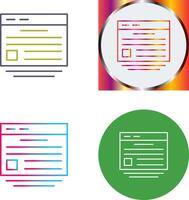 Website Icon Design vector