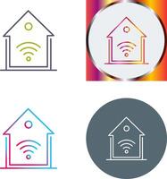 Smart Home Icon Design vector