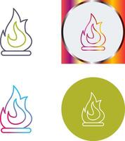 diseño de icono de fuego vector