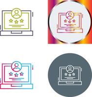 Rating Icon Design vector