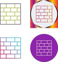 Wall Icon Design vector