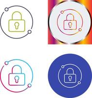 Pad Lock Icon Design vector