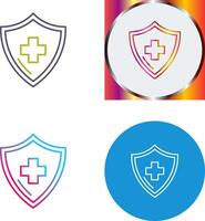 Health Protection Icon Design vector