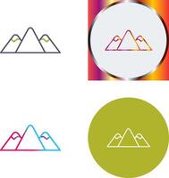 Mountain Icon Design vector