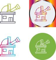 Observatory Icon Design vector