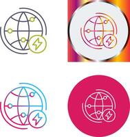 Globe Earth Icon Design vector