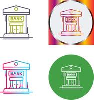 diseño de icono de banco vector