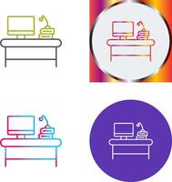 Desktop Icon Design vector