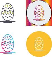 Easter Egg Icon Design vector