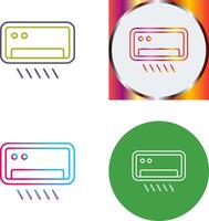 Air Conditioner Icon Design vector