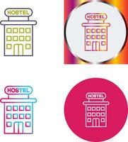 Hostel Icon Design vector