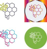 Honeycomb Icon Design vector