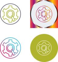 Research Icon Design vector
