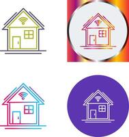 Smart Home Icon Design vector