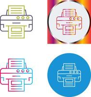 Printer Icon Design vector