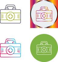 First Aid Kit Icon Design vector