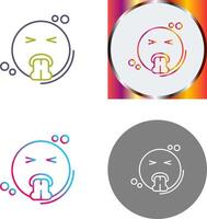 Vomit Icon Design vector