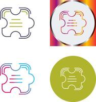 Puzzle Icon Design vector