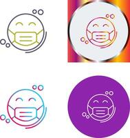 Mask Icon Design vector