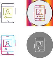 log Icon Design vector