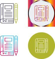 Diary Icon Design vector
