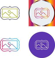 Frame Icon Design vector