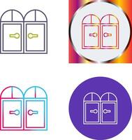 Door Icon Design vector