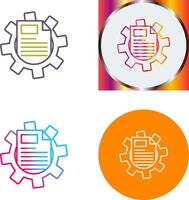 Cogwheel Icon Design vector