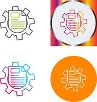 Cogwheel Icon Design vector