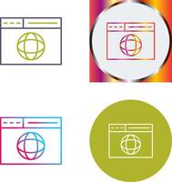 Web Page Icon Design vector