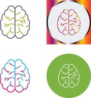 Brain Icon Design vector