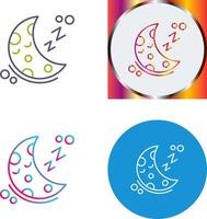 Sleeping Icon Design vector
