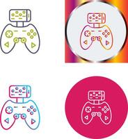 juego controlador icono diseño vector