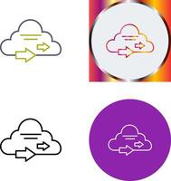 Cloud Computing Icon Design vector