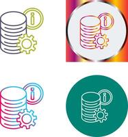 Data Icon Design vector