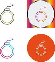 Bomb Icon Design vector