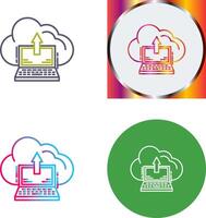 Backup Icon Design vector