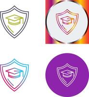 Education Protection Icon Design vector