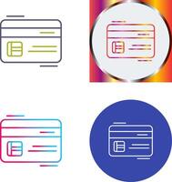 Credit Card Icon Design vector