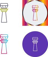 Control Tower Icon Design vector