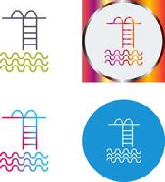 Swiming pool Icon Design vector